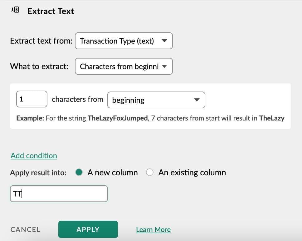 Data Cleaning in Excel: Extracting text in Mammoth