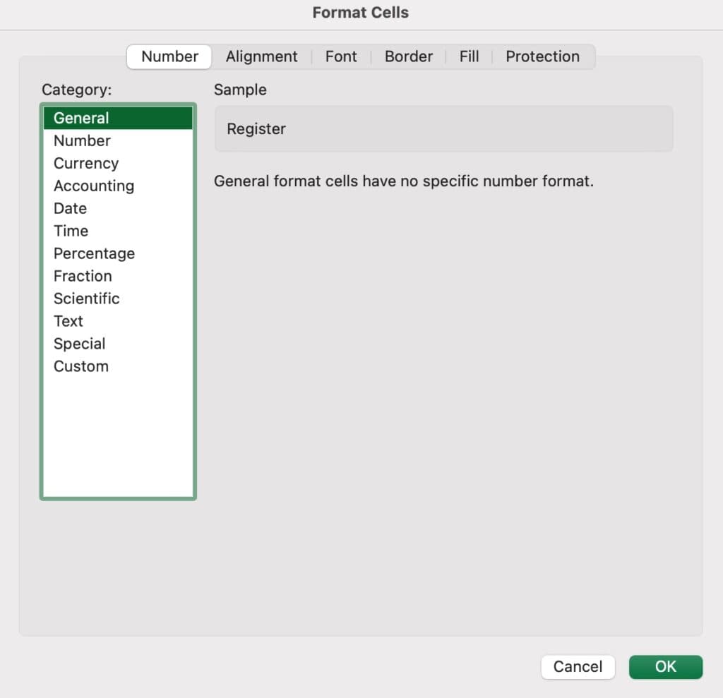 Data Cleaning in Excel: Formatting Cells